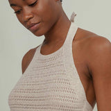Abito Donna Cotone Rigenerato Mena Beige