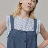 Abito Salopette Donna Jeans Deadstock Bruna - Rifò Lab Moda circolare made in Italy