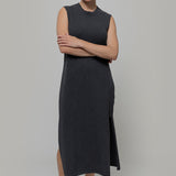Vestito Donna Cotone Rigenerato Camilla Nero - Rifò Lab Moda circolare made in Italy