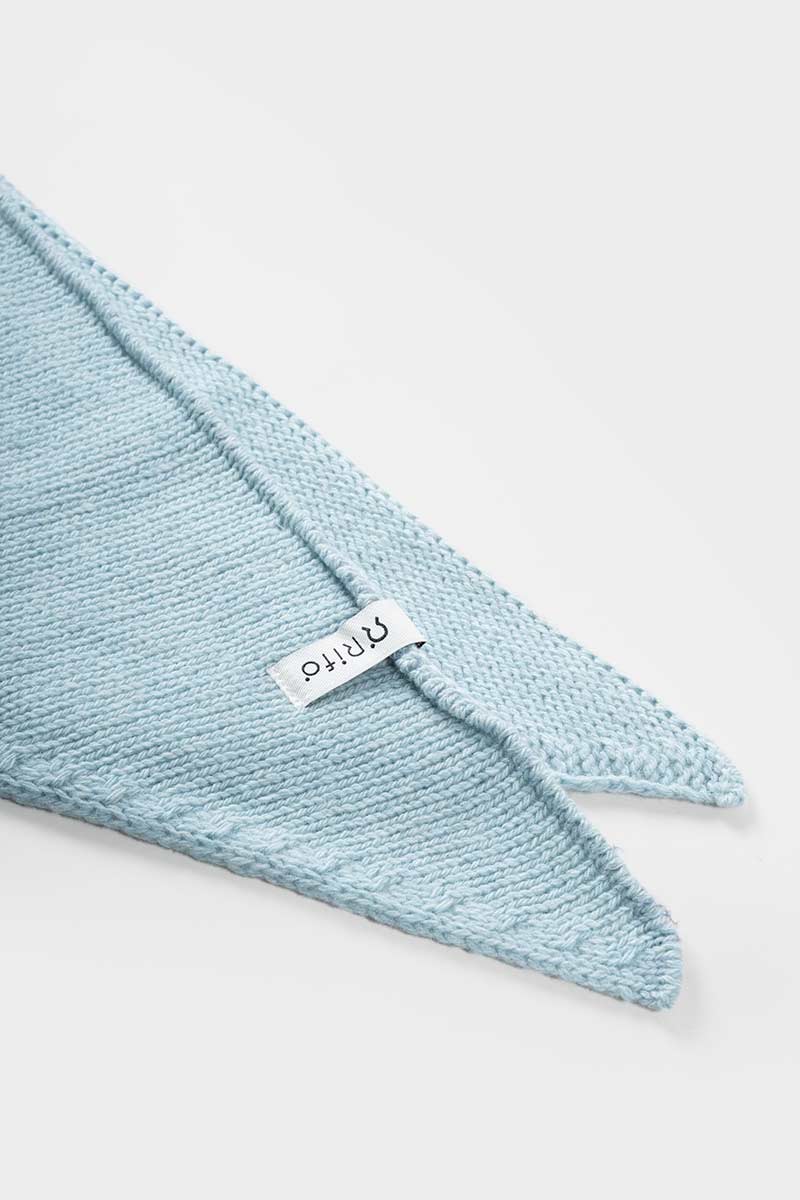Bandana Unisex Cashmere Rigenerato Masha Azzurro