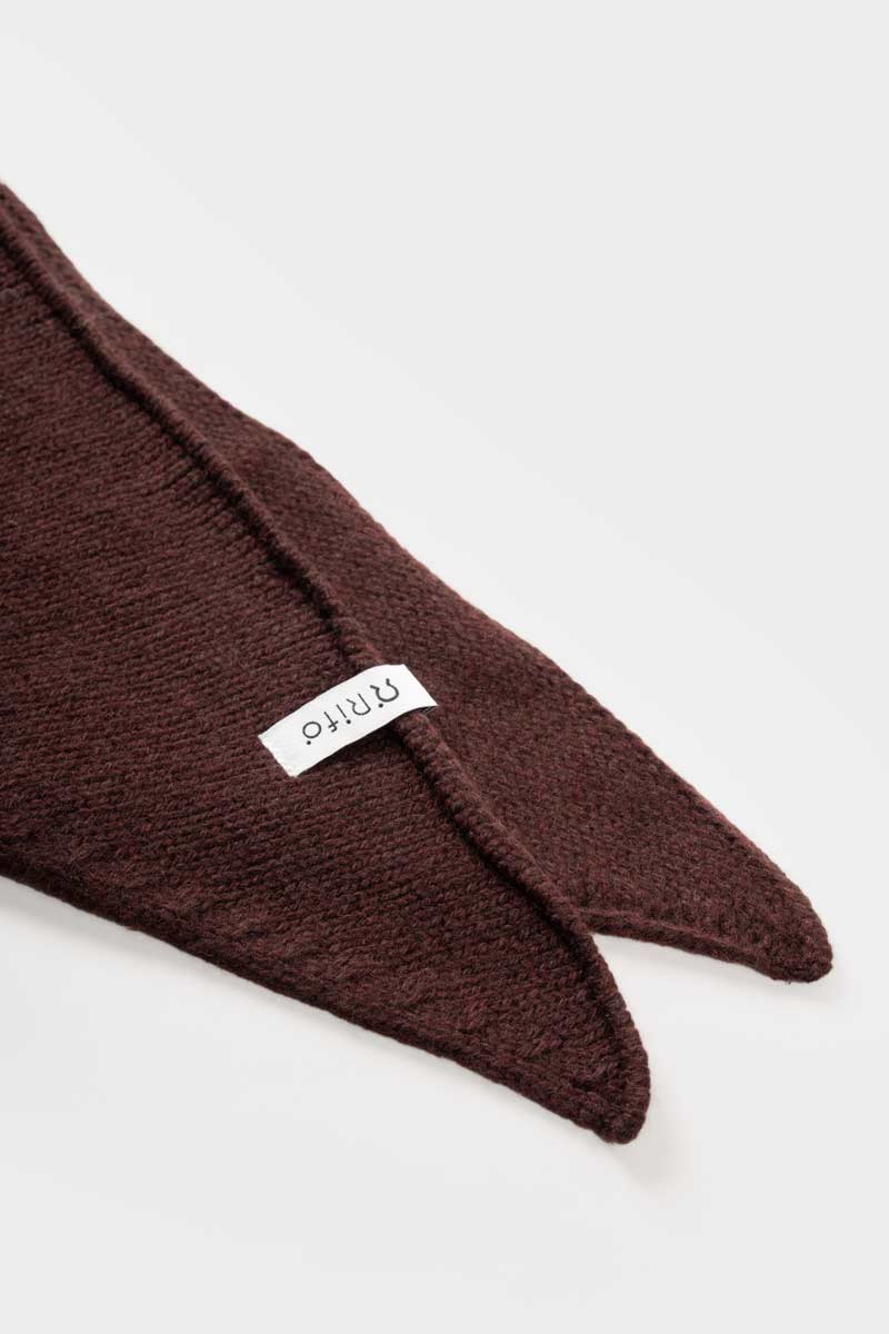 Foulard Cashmere Bandana Unisex Cashmere Rigenerato Masha - Rifò Lab Moda circolare made in Italy