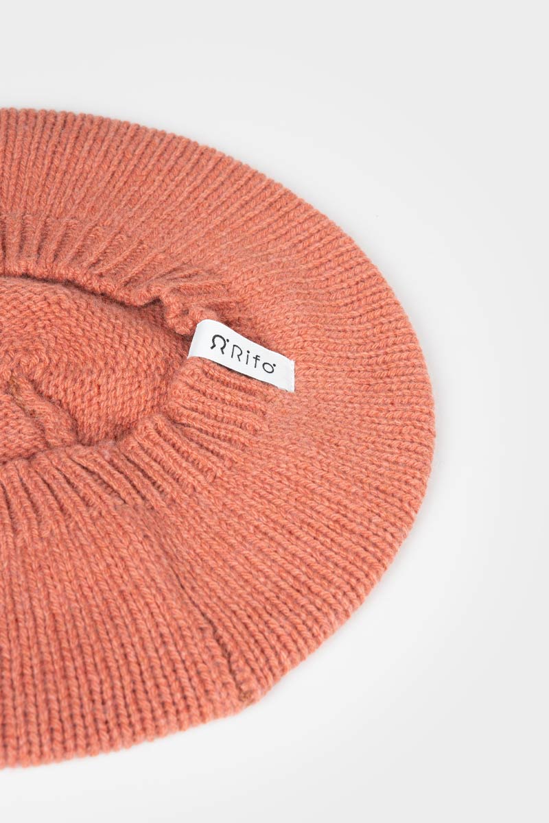 Basco Donna Cashmere Rigenerato Nicole Rosa Pompelmo