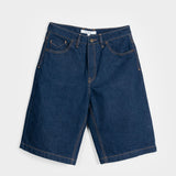 Jorts Donna Denim Rigenerato Lea Indigo Blu - Rifò Lab Moda circolare made in Italy