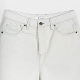 Jorts Donna Denim Rigenerato Lea Bianco Ecrù - Rifò Lab Moda circolare made in Italy