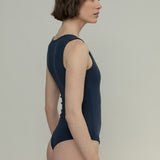 Body Donna Cotone Rigenerato Iolanda Blu