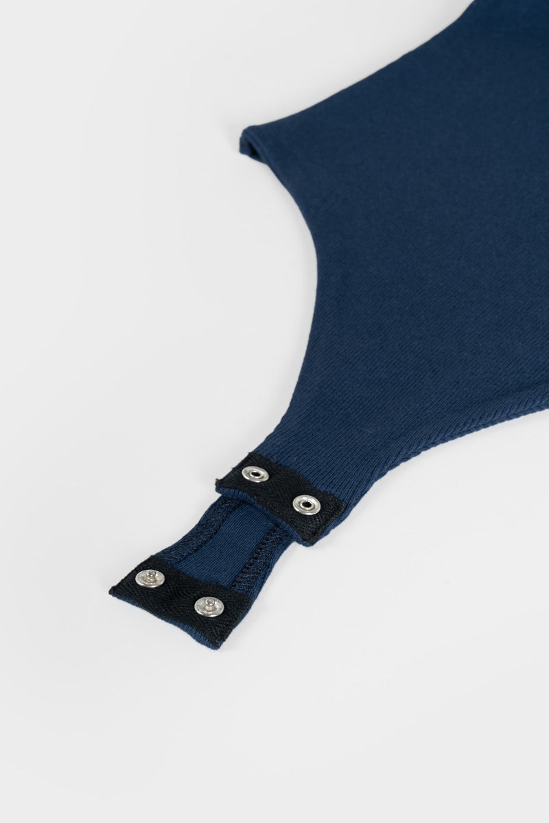 Body Donna Cotone Rigenerato Iolanda Blu