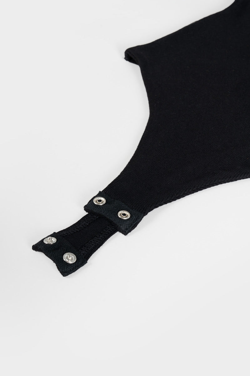 Body Donna Cotone Rigenerato Iolanda Nero