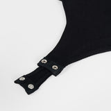 Body Donna Cotone Rigenerato Iolanda Nero