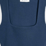 Body Donna Cotone Rigenerato Iolanda Blu