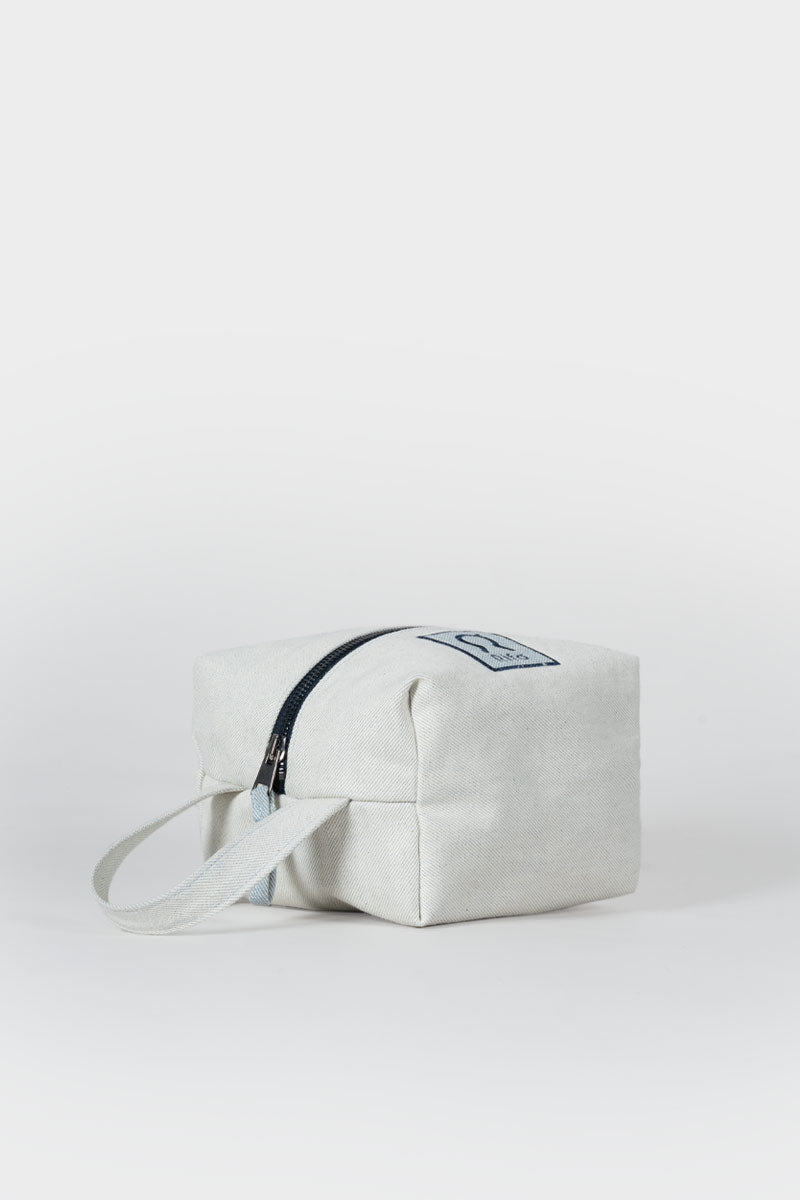 Pochette Jeans Jacky borsello beauty denim rigenerato Ecrù - Rifò