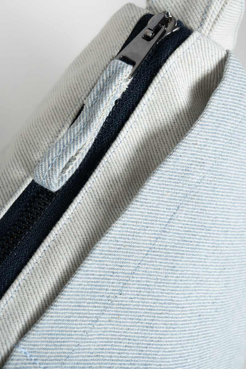 Marsupio Jeans Denim Tommi Bianco - Rifò