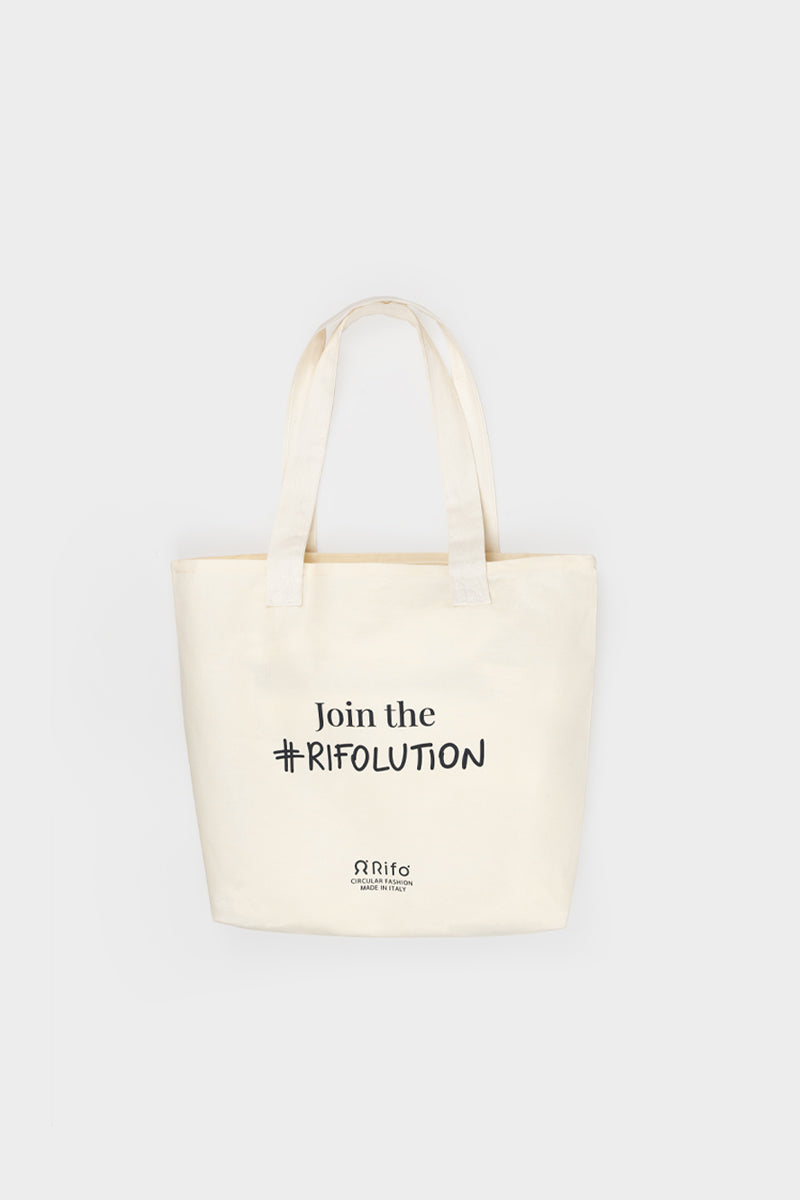 Borsa Shopper Cotone e Lino Rifò Piccola