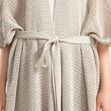 Kimono Traforato Donna Cotone Rigenerato Brisa