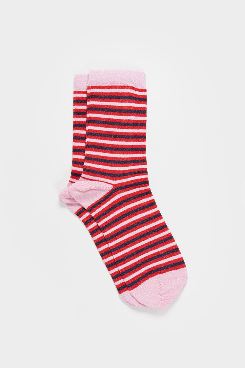 Calzini Cotone Rigenerato a Righe Colorate Nello - Abbigliamento Sostenibile Moda Circolare Rifò