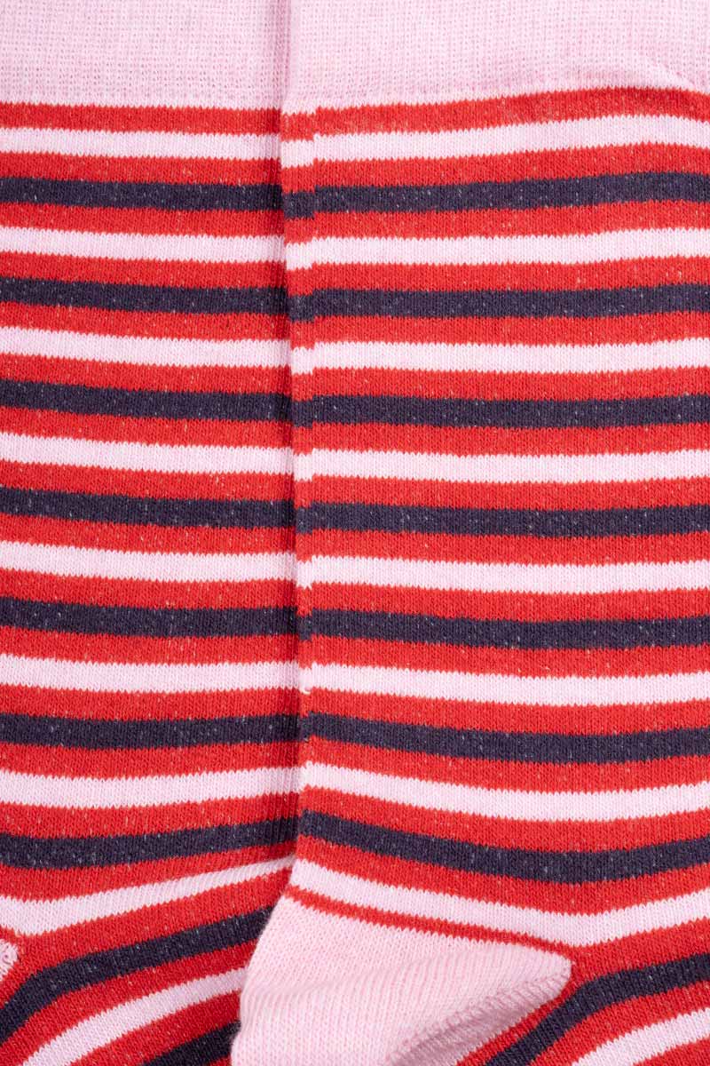 Calzini Cotone Rigenerato a Righe Colorate Nello - Abbigliamento Sostenibile Moda Circolare Rifò