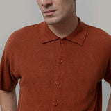 Camicia Uomo Lino Rigenerato Marco Marrone Rame