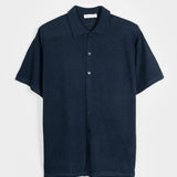 Camicia Uomo Lino Rigenerato Marco Blu