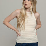 Canotta Donna Cotone Rigenerato Nilla Bianco