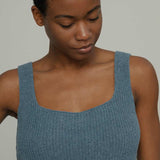 Canotta Donna Denim Rigenerato Allie Blu Atlantico