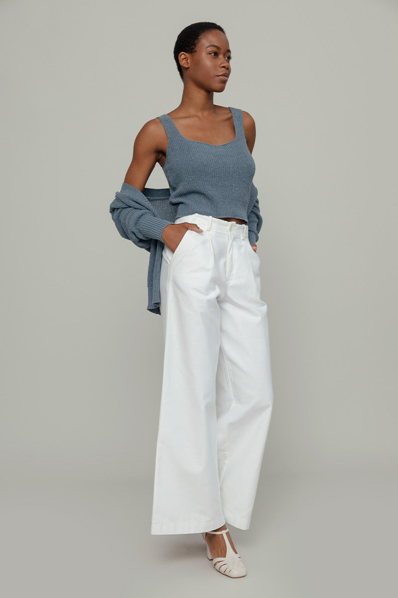 Canotta Donna Denim Rigenerato Allie Blu Atlantico