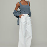 Canotta Donna Denim Rigenerato Allie Blu Atlantico