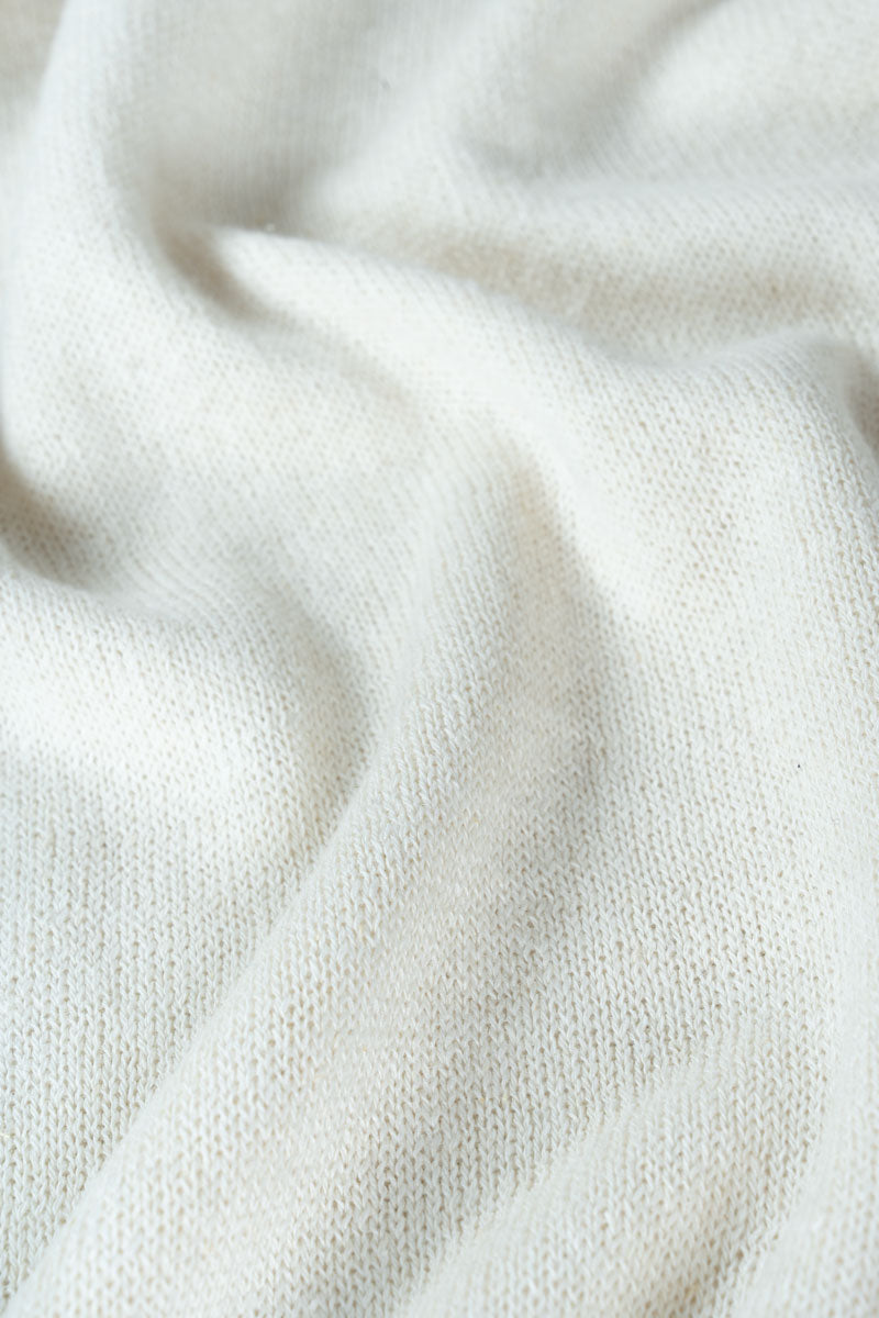 Gilet Donna Lino Riciclato Alma Bianco