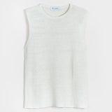 Gilet Donna Lino Riciclato Alma Bianco