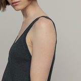 Canotta Donna Cotone Rigenerato Maila Grigio Nero