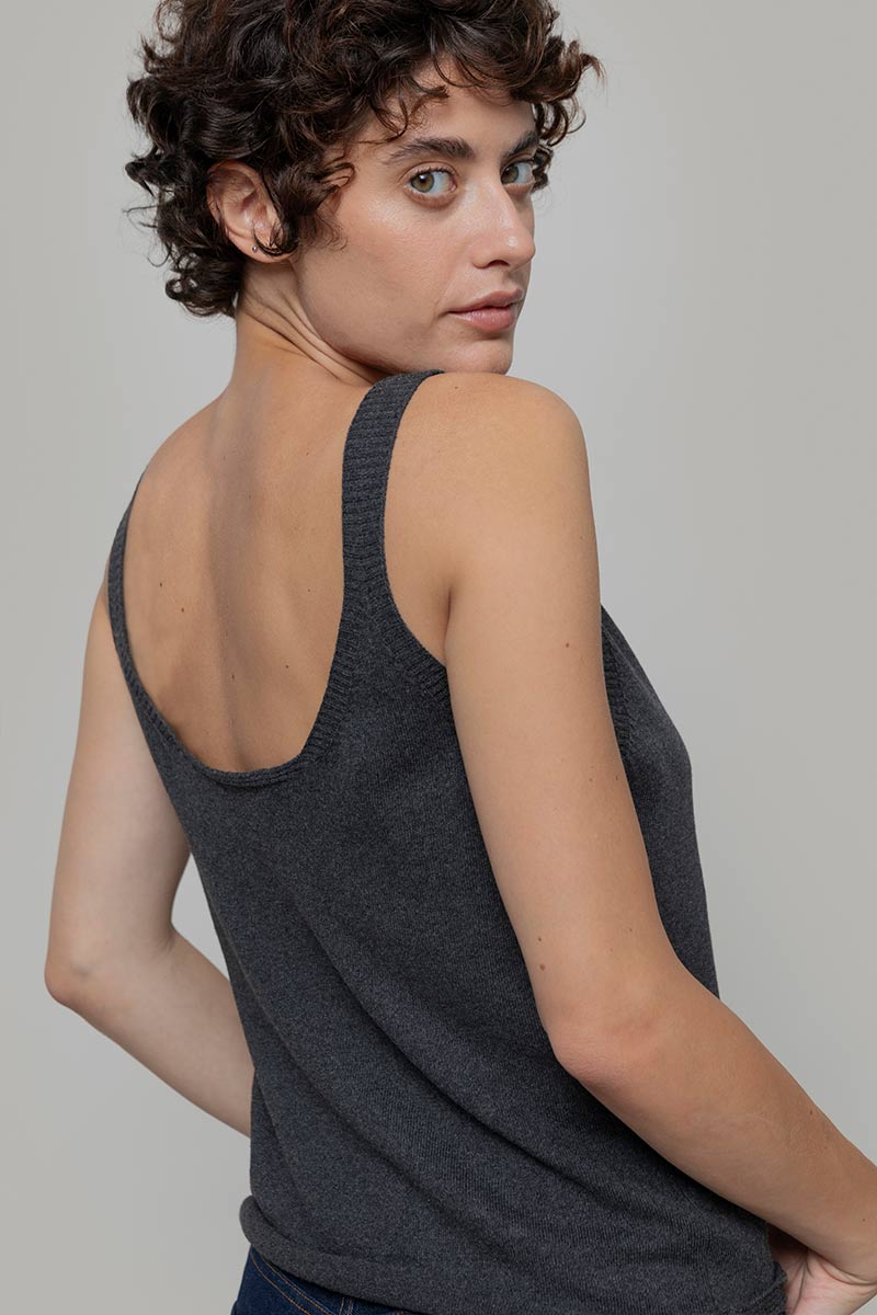 Canotta Donna Cotone Rigenerato Maila - Rifò Lab Moda circolare made in Italy