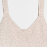 Canotta Donna Cotone Rigenerato Maila Beige