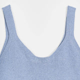 Canotta Donna Cotone Rigenerato Maila Blu Azzurro