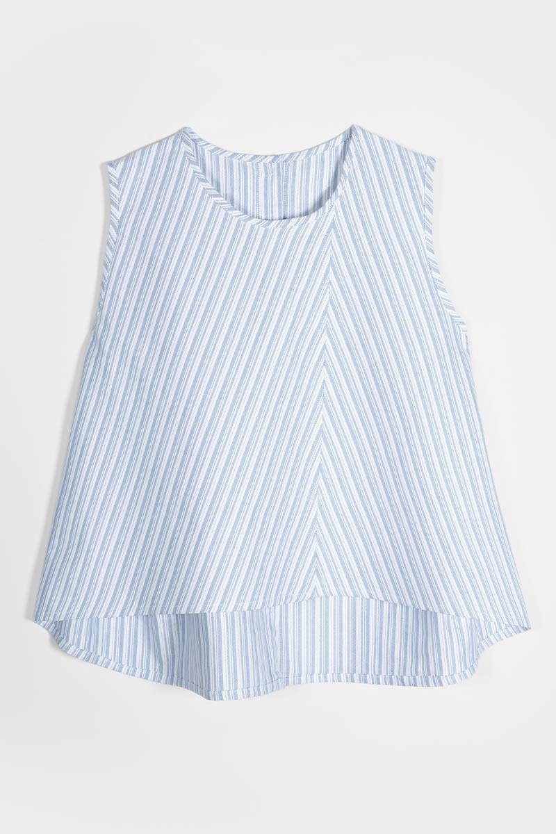 Top Donna Cotone Deadstock Diletta- Rifò Lab Moda circolare made in Italy