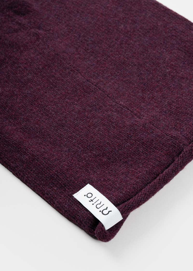 Beanie Cappello Lana Rigenerata Unisex Frank - Rifò Lab Moda circolare made in Italy