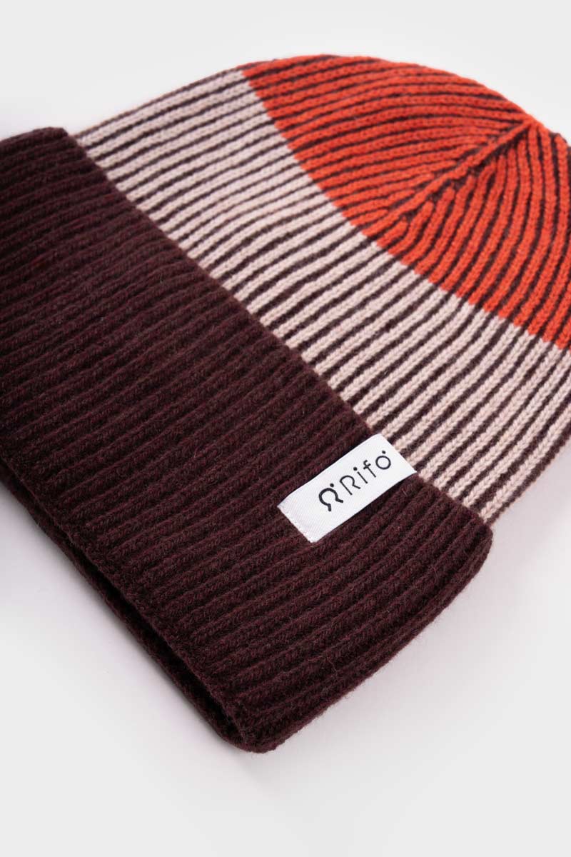Beanie Cappello Cashmere Uomo Donna Unisex Vanda - Rifò Lab Moda circolare made in Italy
