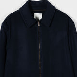 Cappotto Lungo Uomo Blu Lana Rigenerata Erik - Rifò Lab Moda circolare made in Italy