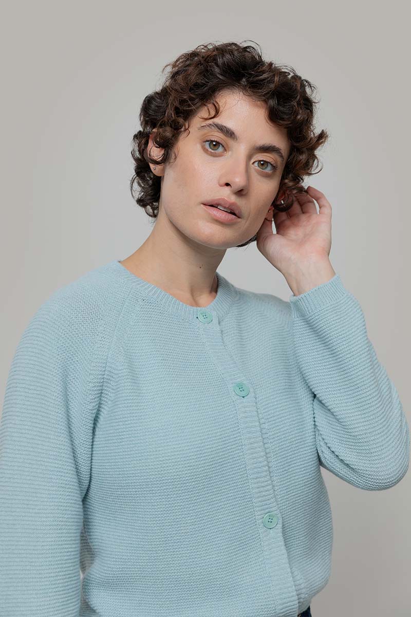 Cardigan Donna Cashmere Mafalda - Rifò Lab Moda circolare made in Italy