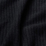 Nero Ardesia | Cardigan corto cashmere rigenerato