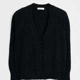 Cardigan con bottoni Donna Cashmere Rigenerato Tosca- Rifò Lab Moda circolare made in Italy