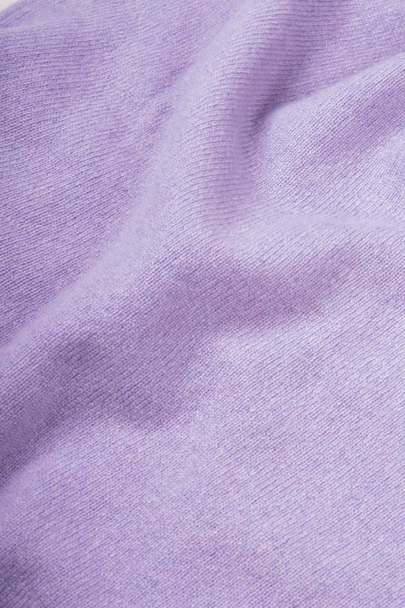 Viola Glicine | Cardigan Donna Light Cashmere Rigenerato Letizia