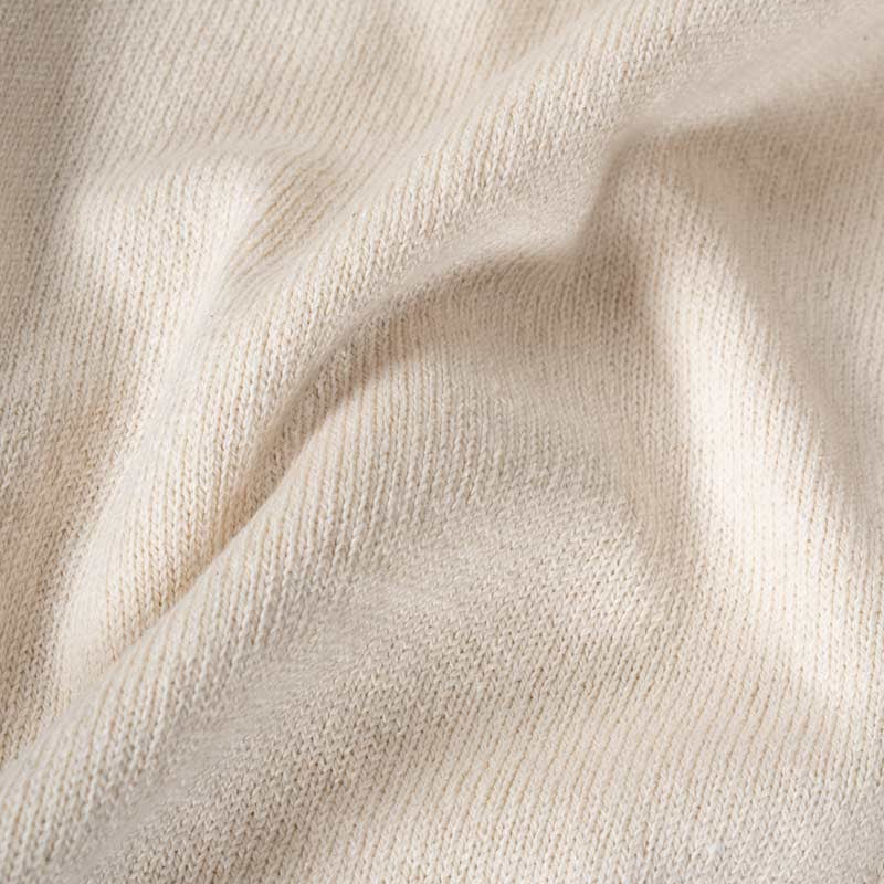 Cardigan Donna Manica Media Cotone Rigenerato Leda Bianco