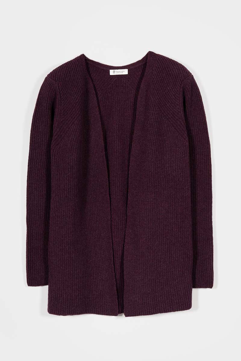 Cardigan Lungo Donna Lana Rigenerata Gioia - Rifò Lab Moda circolare made in Italy