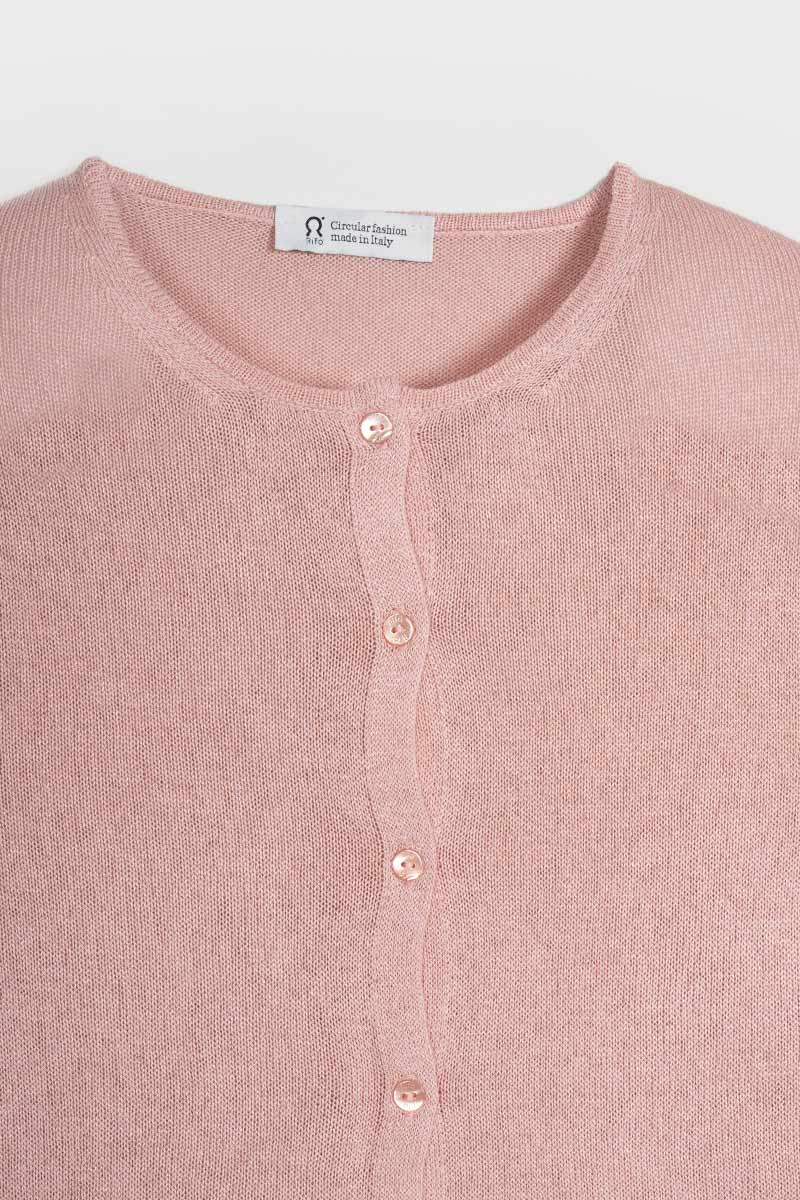 Rosa Quarzo | Cardigan Viscosa Donna Vanessa
