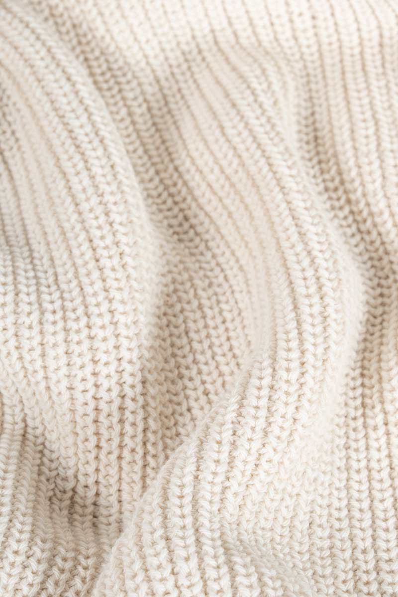 Cardigan Donna Cotone Rigenerato Aspasia Bianco