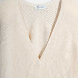 Cardigan Donna Cotone Rigenerato Aspasia Bianco