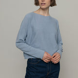 Azzurro Nuvola | Maglia Donna Cashmere Rigenerato Silvia