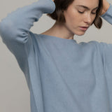 Azzurro Nuvola | Maglia Donna Cashmere Rigenerato Silvia