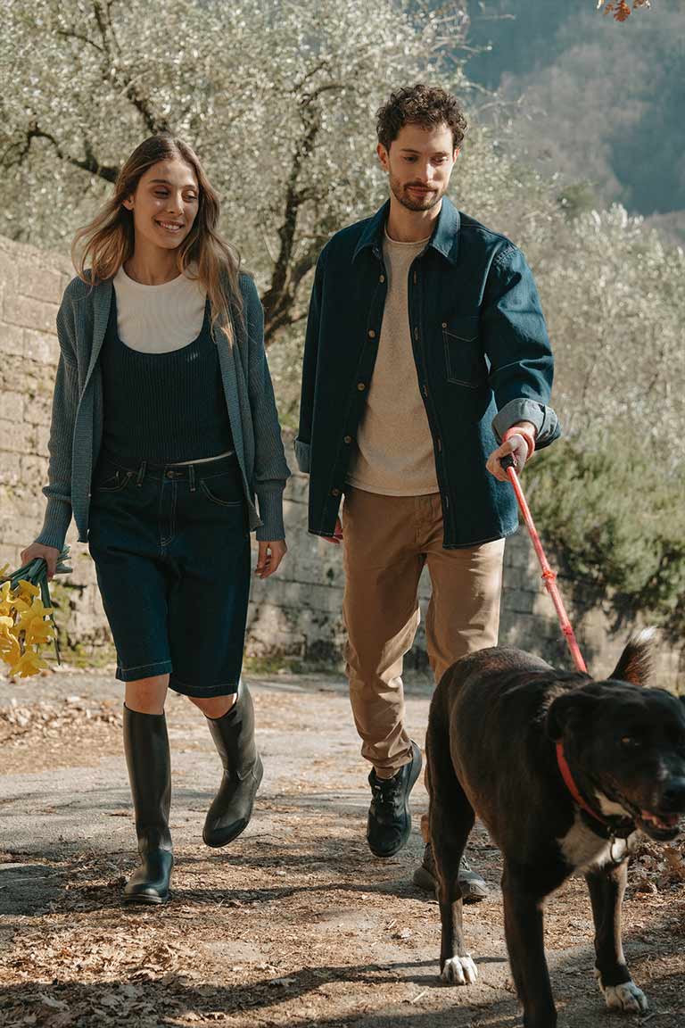 abbigliamento_sostenibile donna uomo- Rifò Lab Moda circolare made in Italy