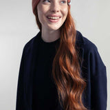 Rosa Pompelmo | Fascia per Capelli Cashmere Rigenerato Lara