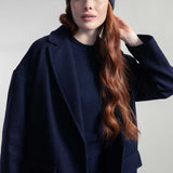 Grigio Carbone | Fascia per Capelli Cashmere Rigenerato Lara