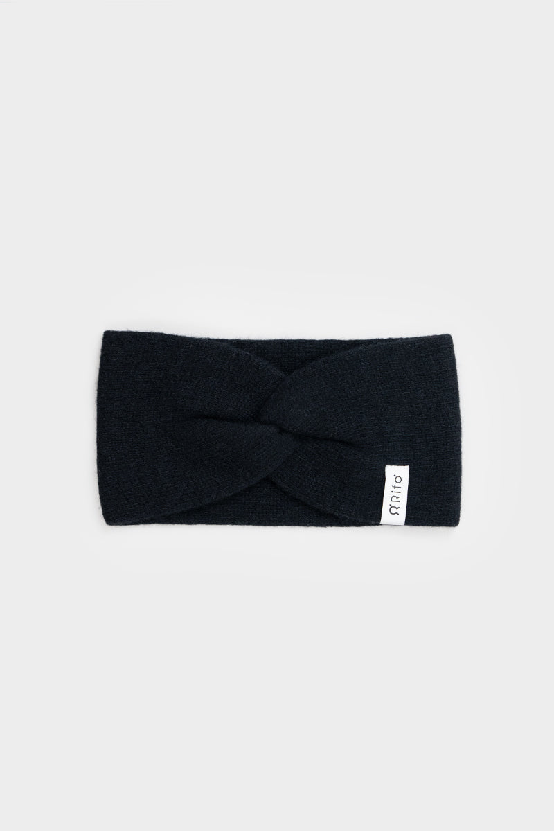 Fascia Donna Cashmere Rigenerato Nadia Nero